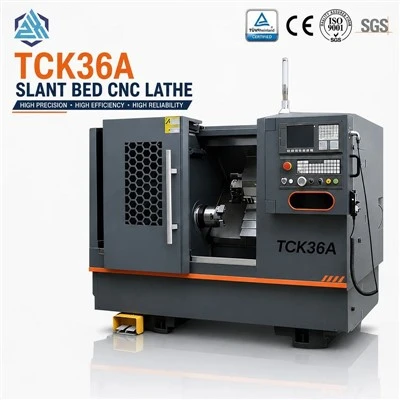 Torno CNC de precisión